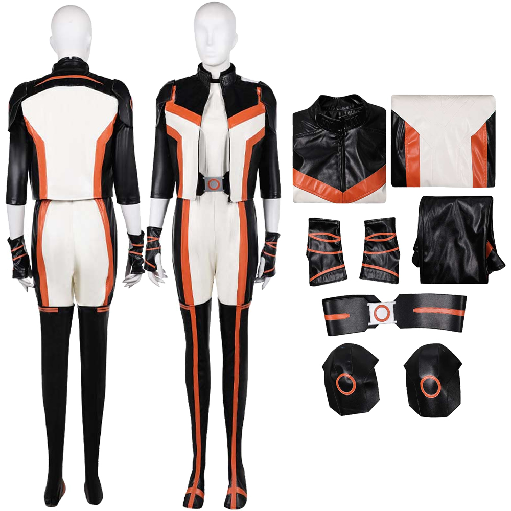 Women'S Fashion Leather Jacket - 女性ホークガールコスチューム 2025 ジャンプスーツファンタジアテレビ Shiera コスプレサンダーコート手袋ベルト衣装ハロウィンカーニバルパーティースーツ