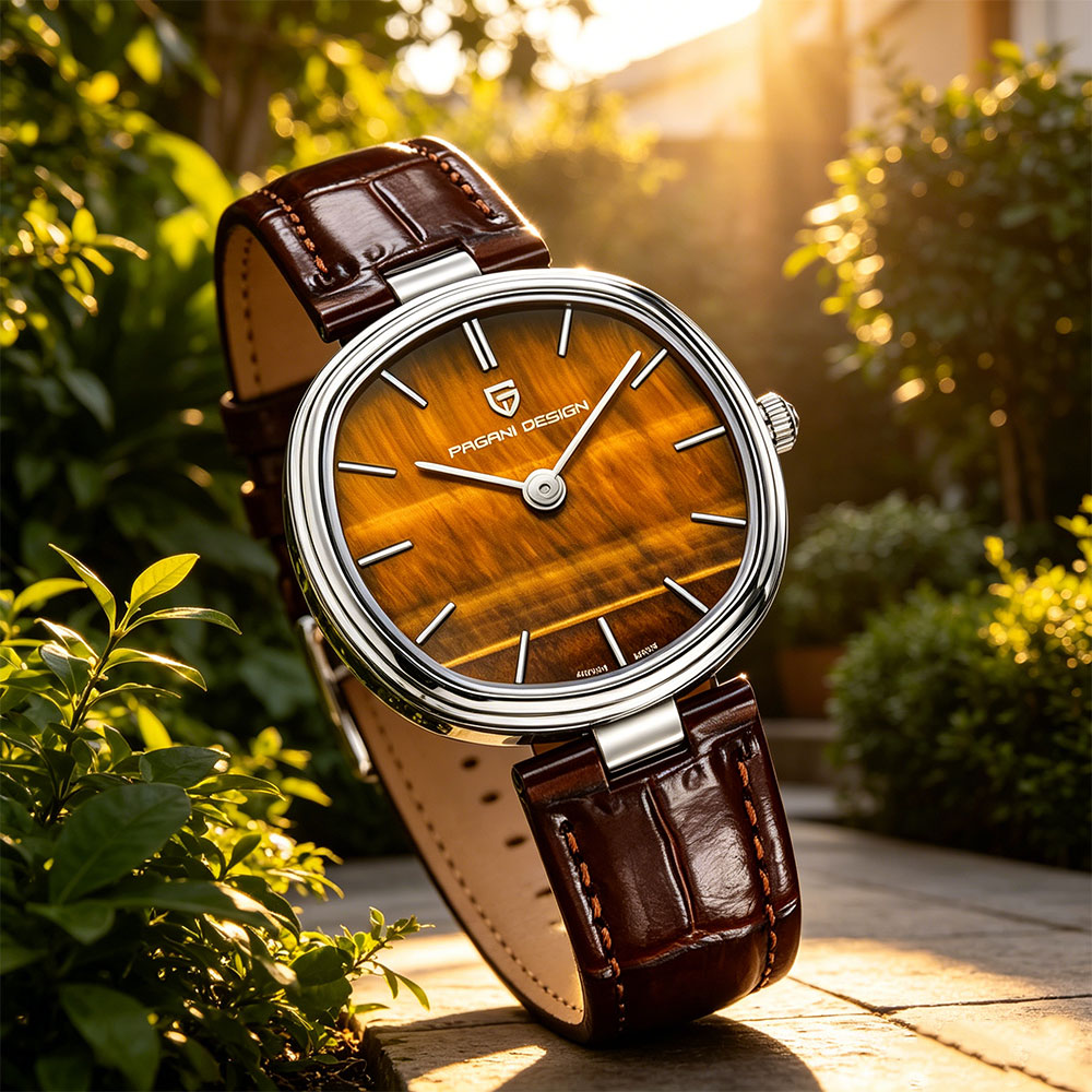 Women'S Fashion Gifts - パガーニデザイン 2026 新しいクォーツ時計トップブランド防水時計サファイアガラスクラシックレザー 32 ミリメートル女性腕時計ギフト時計