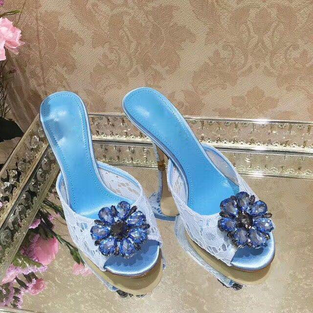 Floral Summer Dress - 女性のためのセクシーなレースの花柄のダイヤモンドのサンダル,夏の靴,ハイヒール,オープントゥ,ストリートシューズ,イブニングシューズ