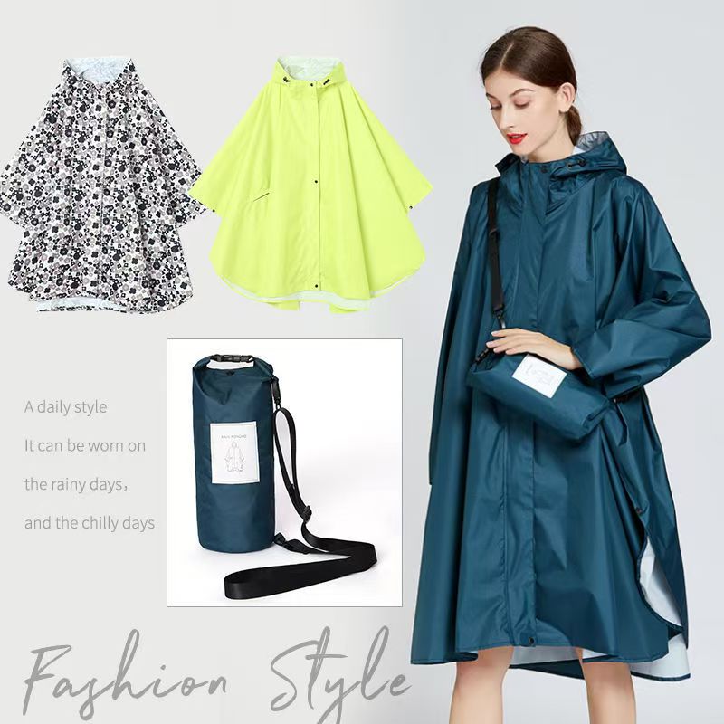 Women'S Fashion Raincoat - ファッションポータブル男性と女性のレインコート屋外ハイキングレインコートレディース防水時計大人防風自転車レインウェア