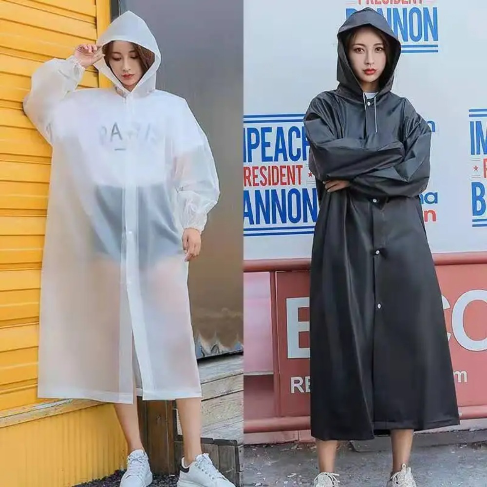 Women'S Fashion Raincoat - 新しい防水レインコート大人の旅行ファッションレインコート屋外ポータブル軽量衣類再利用可能なポンチョレインウェア用品