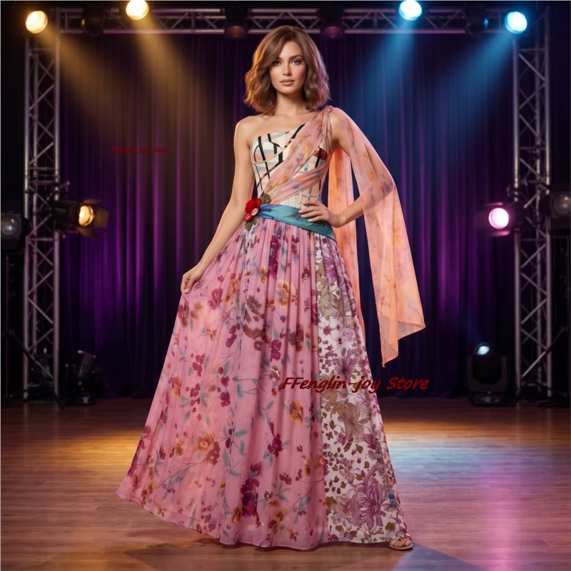 Floral Summer Dress - 夏アニメコンサート衣装-ロージー・ザオピンク花柄スカートドレス、ザオ・ルシ・バンコクスタイル、ファン向け女性用ファンシーなコスプレ服