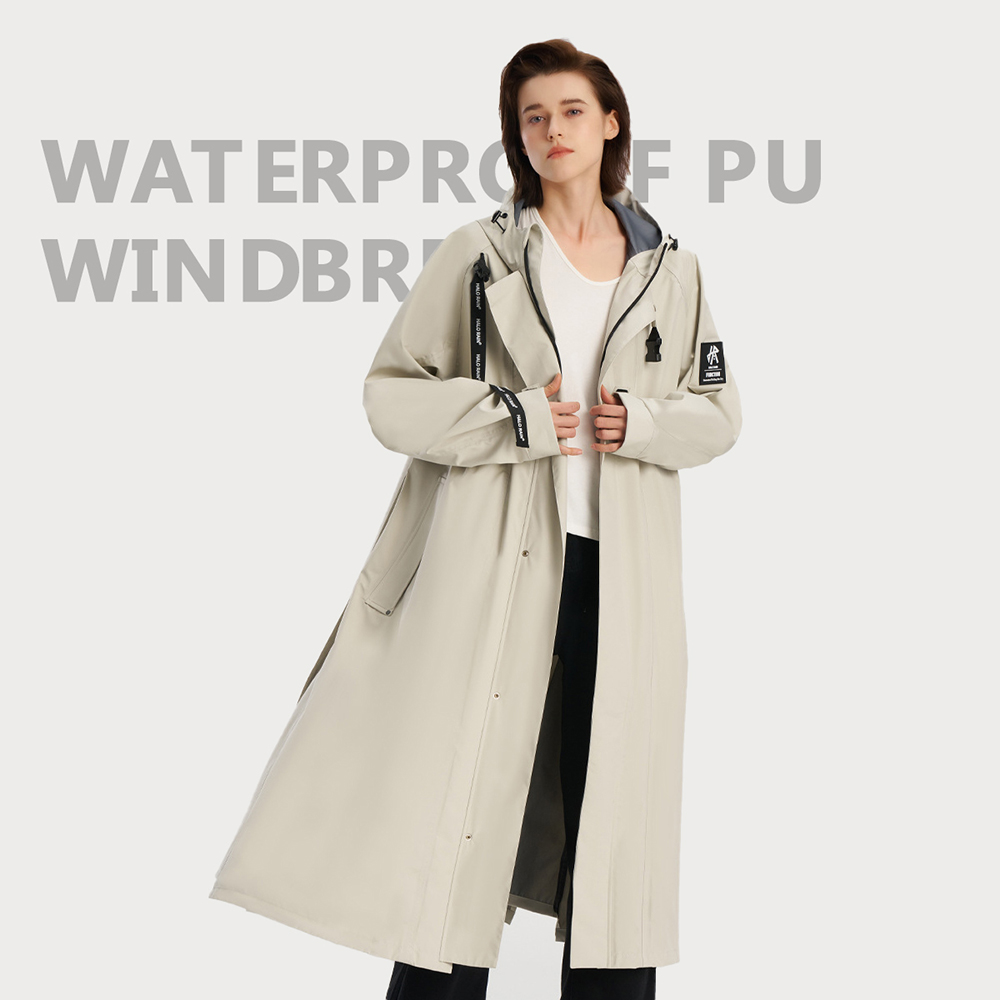 Women'S Fashion Raincoat - ファッション防雨ウインドブレーカー防水レインコートメンズレディース秋冬アウトドアジャケット 3 層ライディングコート