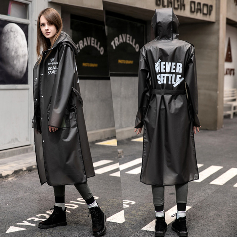 2021 ファッション大人のロングレインコート女性男性レイン - Women'S Fashion Raincoat のレビューと価格