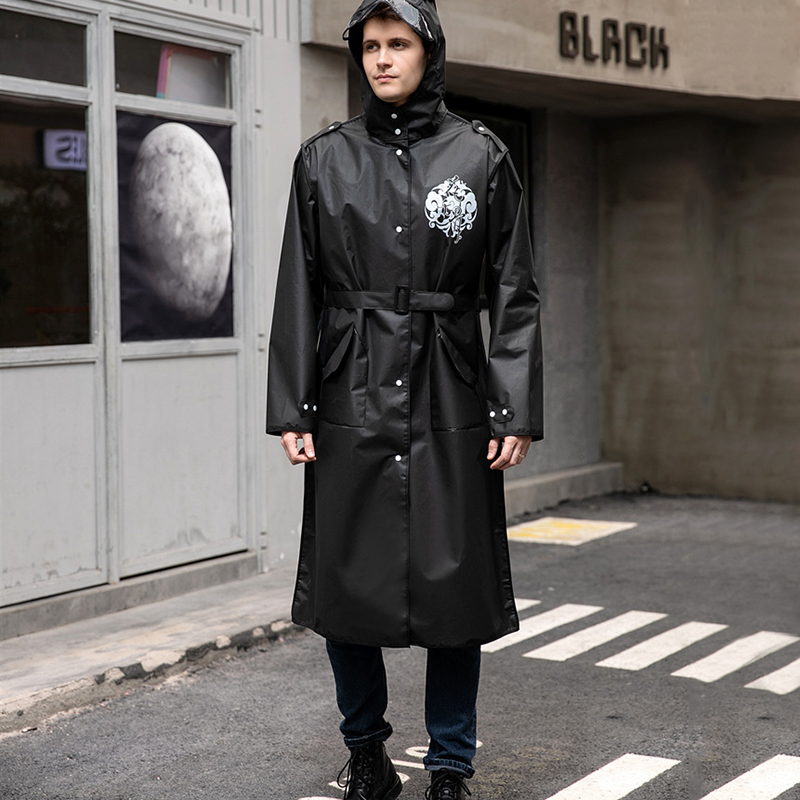 2021 ファッション大人のロングレインコート女性男性レイン - Women'S Fashion Raincoat のレビューと価格