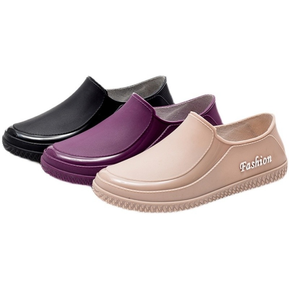 ファッション防水女性用レインシューズロートップノンスリップ女 - Women'S Fashion Rain Boots のレビューと価格