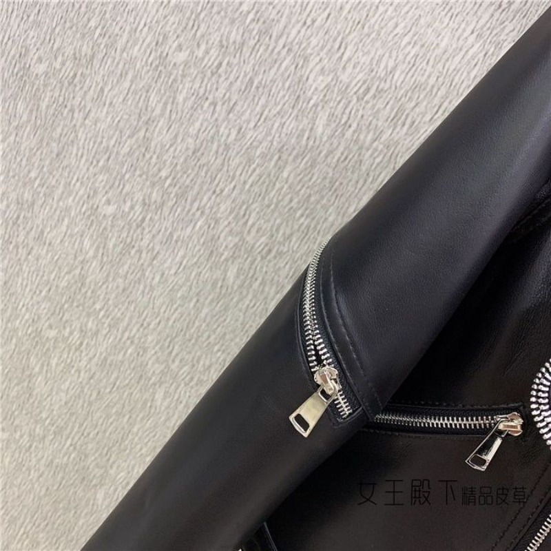 レディース シープスキンコート ラペル付き スリムでファッシ - Women Fashion Icon のレビューと価格