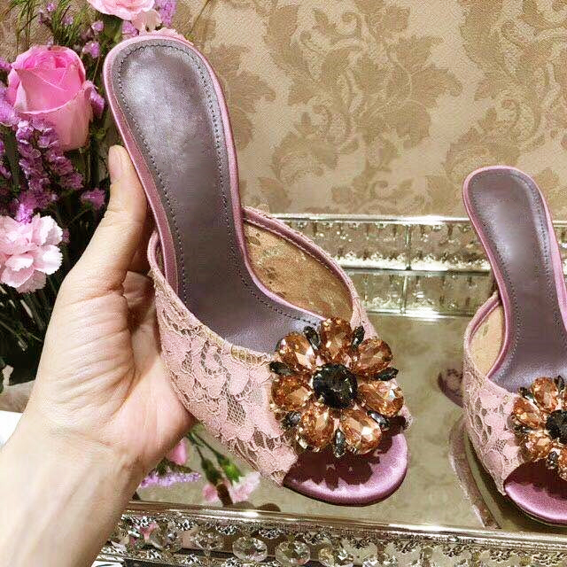 女性のためのセクシーなレースの花柄のダイヤモンドのサンダル, - Floral Summer Dress のレビューと価格