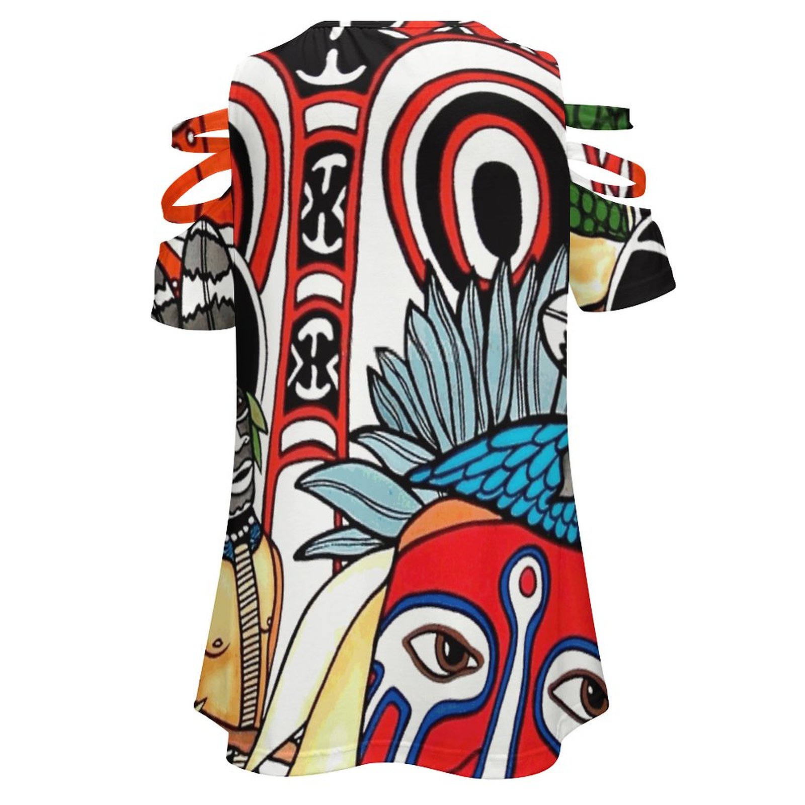 女性用半袖VネックTシャツ,VネックプリントTシャツ,カルチ - Women Fashion Png のレビューと価格