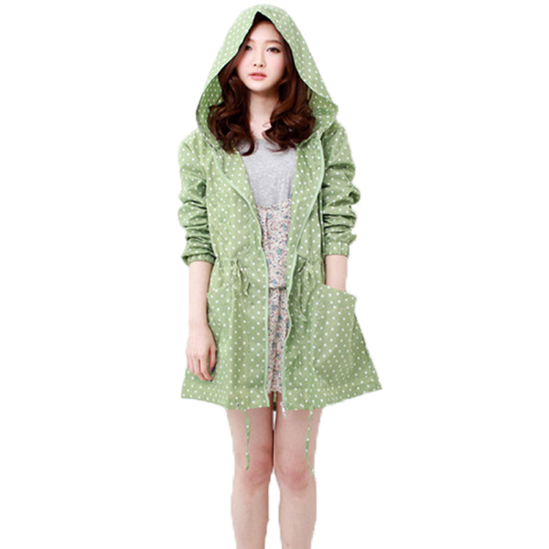 女性用フード付き防水ポンチョ,水玉レインコート,アウトドアウ - Women'S Fashion Raincoat のレビューと価格