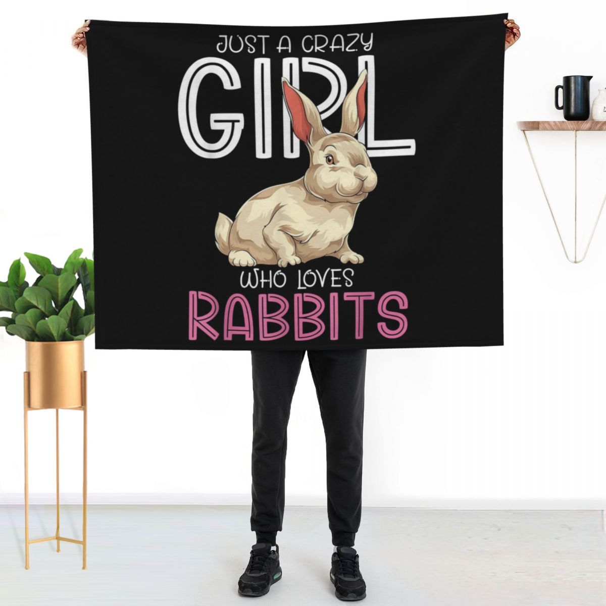 動物愛好家の女性、バニー、うさぎを愛するただのクレイジーガー - Women Fashion Png のレビューと価格