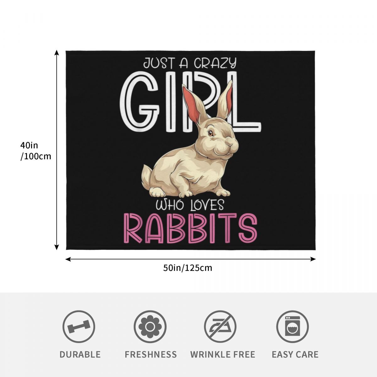 動物愛好家の女性、バニー、うさぎを愛するただのクレイジーガー - Women Fashion Png のレビューと価格