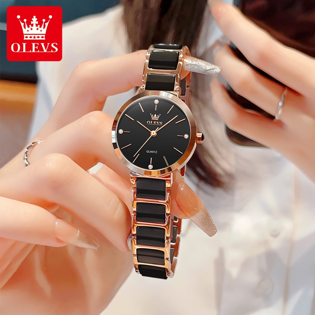 OLEVSレディース腕時計5877高級エレガントクォーツ腕時 - Women'S Fashion Gifts のレビューと価格