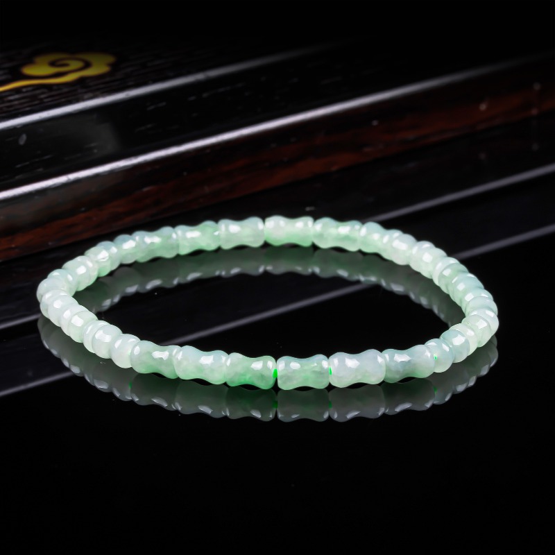 新しい本物の天然良質な翡翠竹のブレスレットネックレス、彫刻チ - Women'S Fashion Gifts のレビューと価格