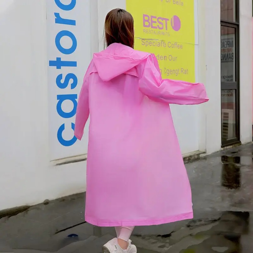 新しい防水レインコート大人の旅行ファッションレインコート屋外 - Women'S Fashion Raincoat のレビューと価格