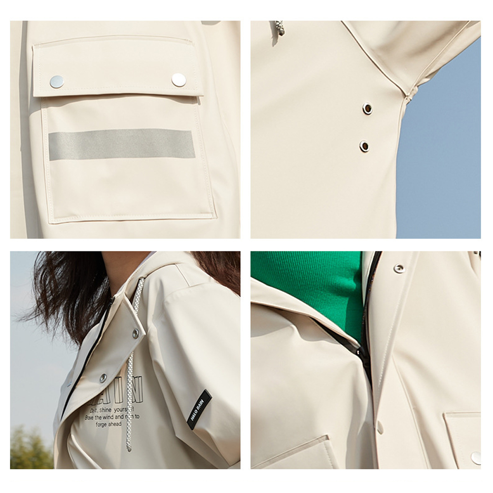 防水ロングレインコート 大人用 ユニセックス フルレングス  - Women'S Fashion Raincoat のレビューと価格