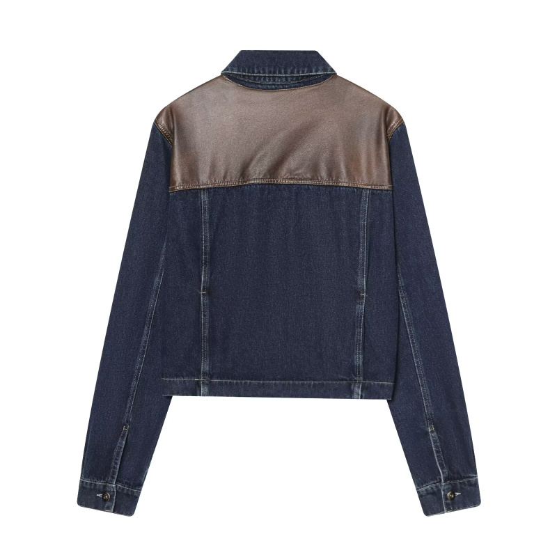 ETJ レディースデニムジャケット＆ジーンズセット クロップ - Women'S Fashion Leather Jacket のレビューと価格