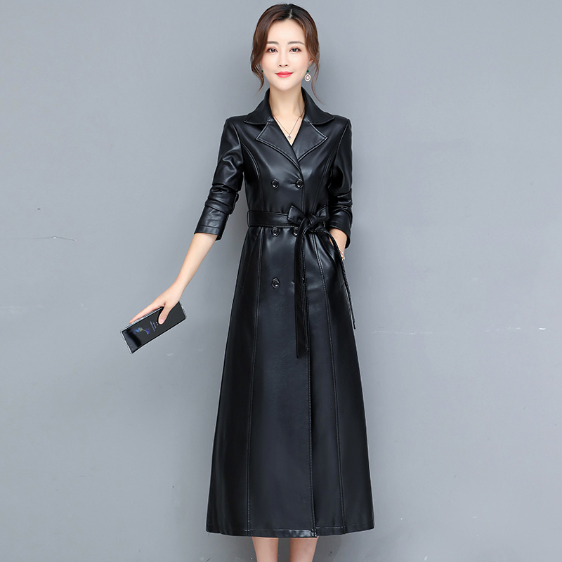 M-7XL 新しい 女性 シープスキンコート 春 秋 202 - Women'S Fashion Leather Jacket のレビューと価格