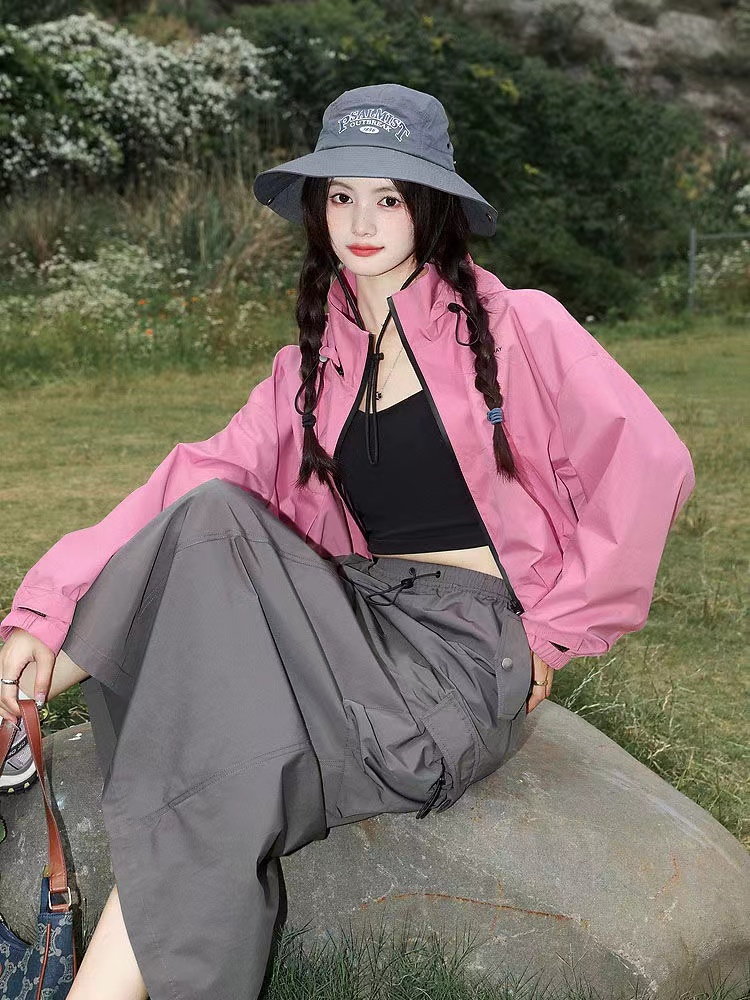 トレンチコート女性レディース防水レインコートカジュアルベーシ - Women'S Fashion Raincoat のレビューと価格