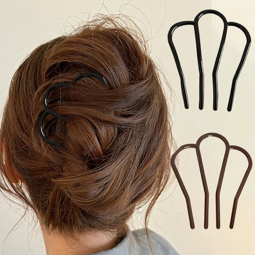 エレガントなソフトアクリル U 字型ヘアスティック女性用ヘア - Women Fashion Hub のレビューと価格